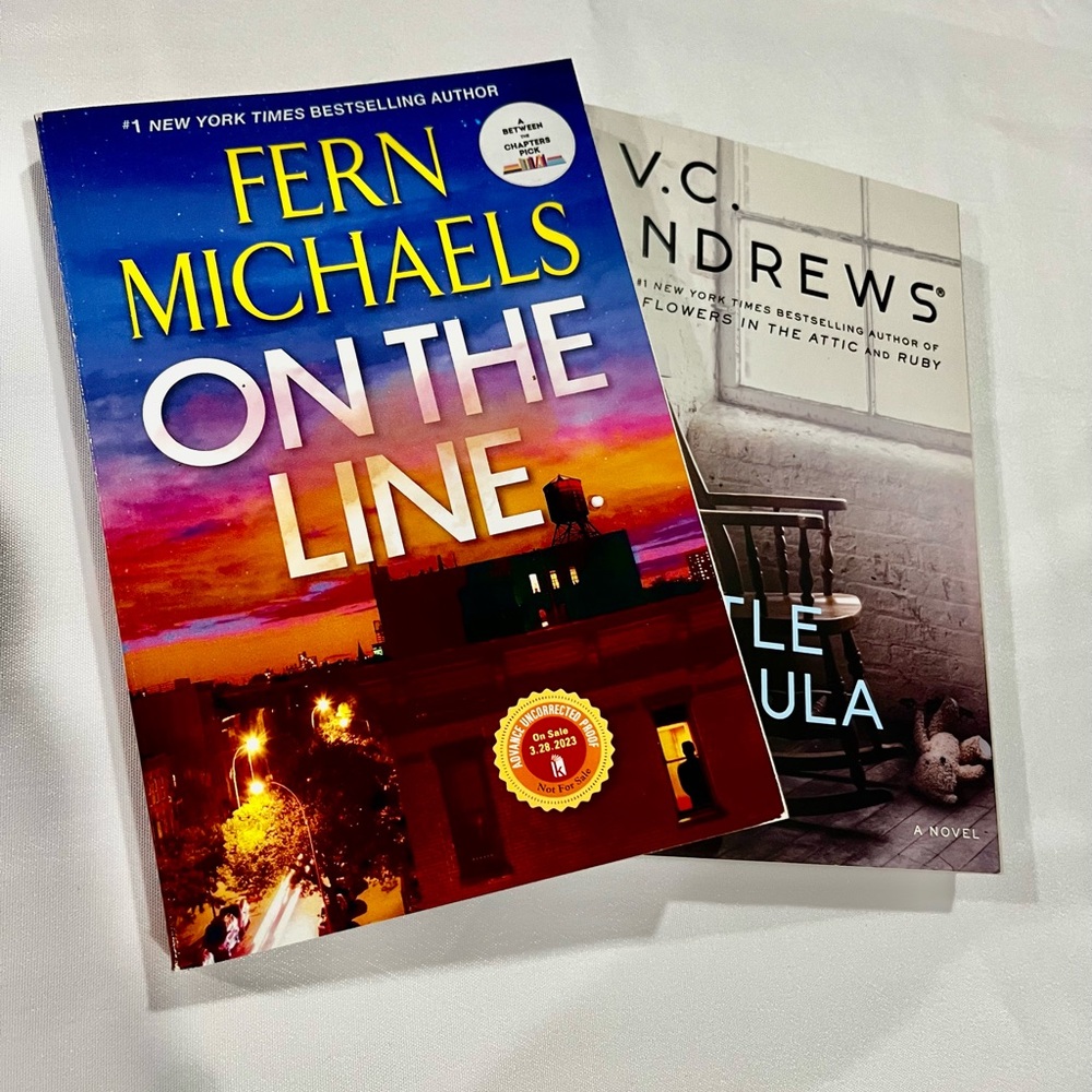 Fern Michaels "On the Line" Advanced Copy and VC Andrew’s “Little Paula”